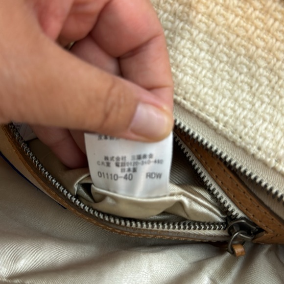 Burberry Blue Label Tweed Material with leather trim - Picture 11 of 13